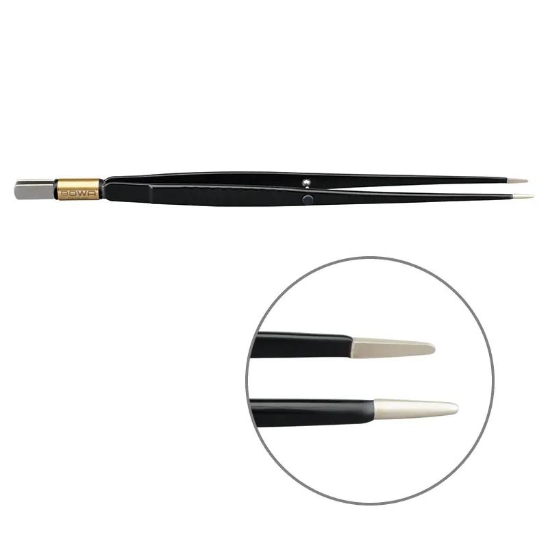 Біполярний пінцет, антипригарний, прямий, 195 мм x 8 мм x 1 мм. BOWA-electronic GmbH & Co. KG